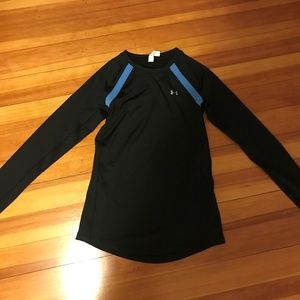Navy Under Armour Long Sleeved Shirt